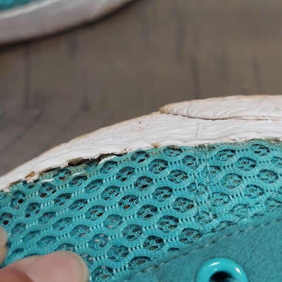 Nike Women's Blazer Mid Mesh Sports Turquoise - Size 7 - Picture 7 of 10